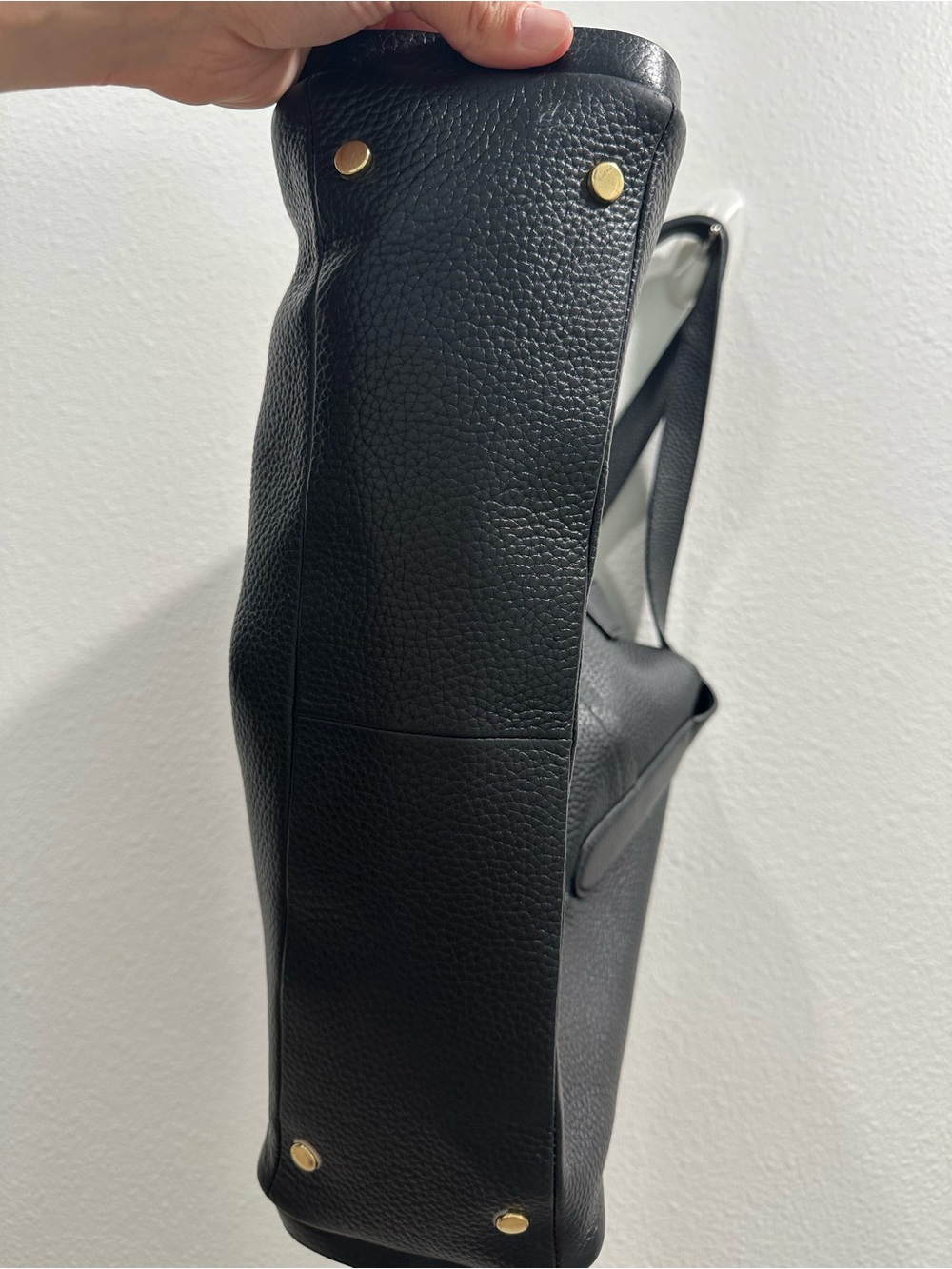 Radley London Sloane Street Leather Large Zip Top Shoulder Bag gold black purse - Picture 6 of 8